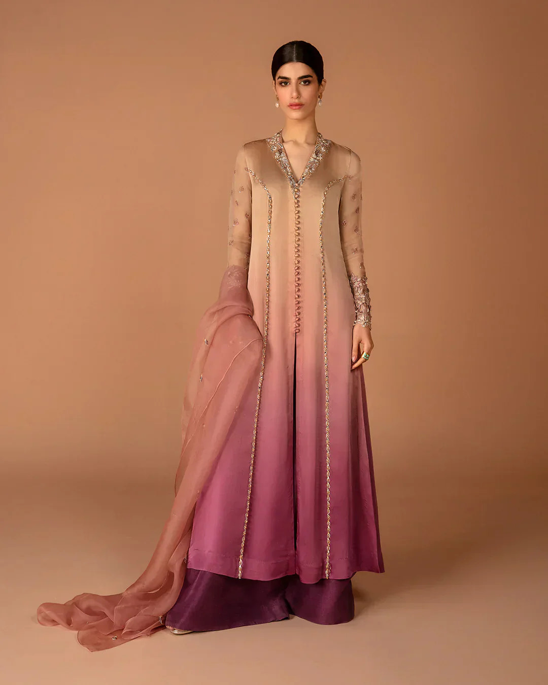Faiza Saqlain | Aleira Evening Edit 24 | Eshe -  Faiza Saqlain Formal - Original Designer Dress - House of Maryam