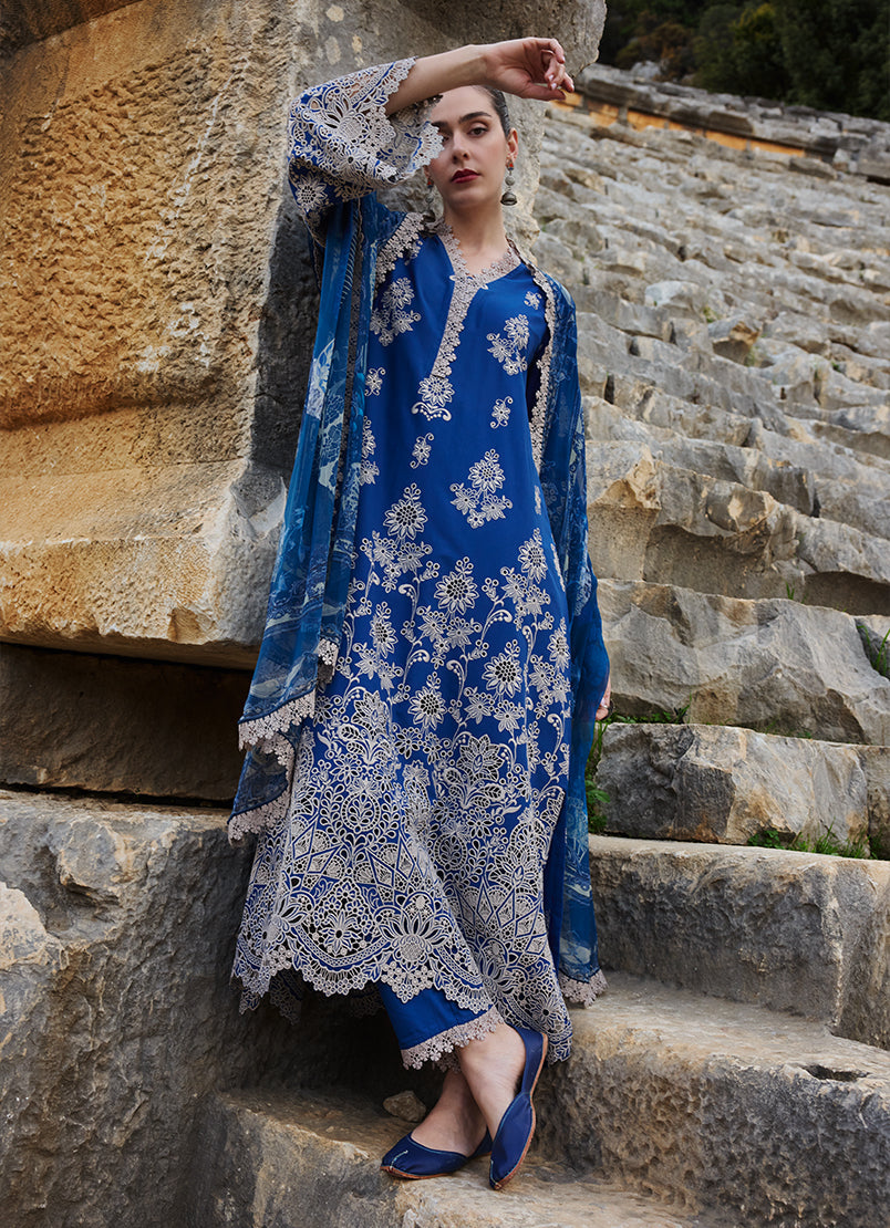 Image | Lawnkari 25 | Qarba -  Image Ladies Clothes - Original Designer Dress - House of Maryam
