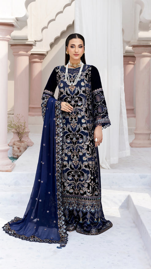 Zebtan | Andaz e Makhmal | ZAM-01 -  Zebtan Ladies Clothes - Original Designer Dress - House of Maryam