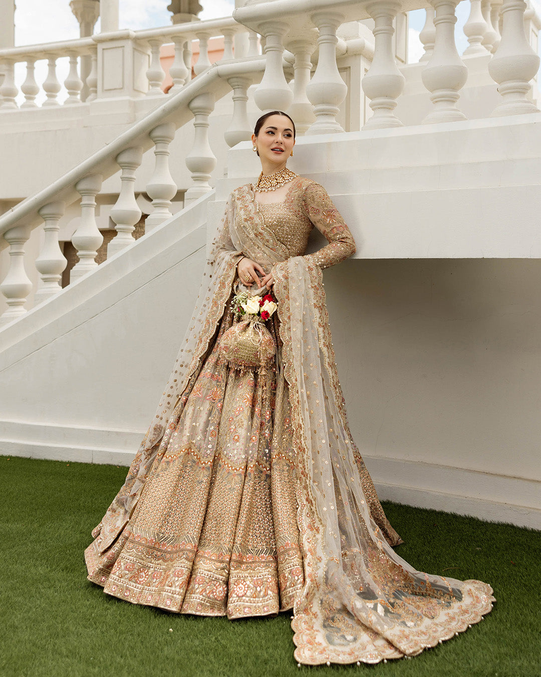 Faiza Saqlain | Neorah 24' RTW | Jemina (Pishwas) -  Faiza Saqlain Bride Dresses - Original Designer Dress - House of Maryam