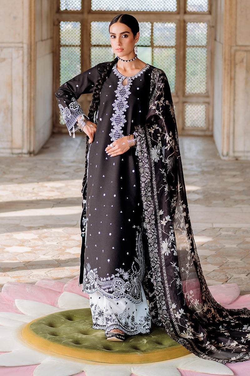 Cross Stitch | Eid Lawn Edit 25 | EBONY VOGUE -  Cross Stitch Ladies Clothes - Original Designer Dress - House of Maryam