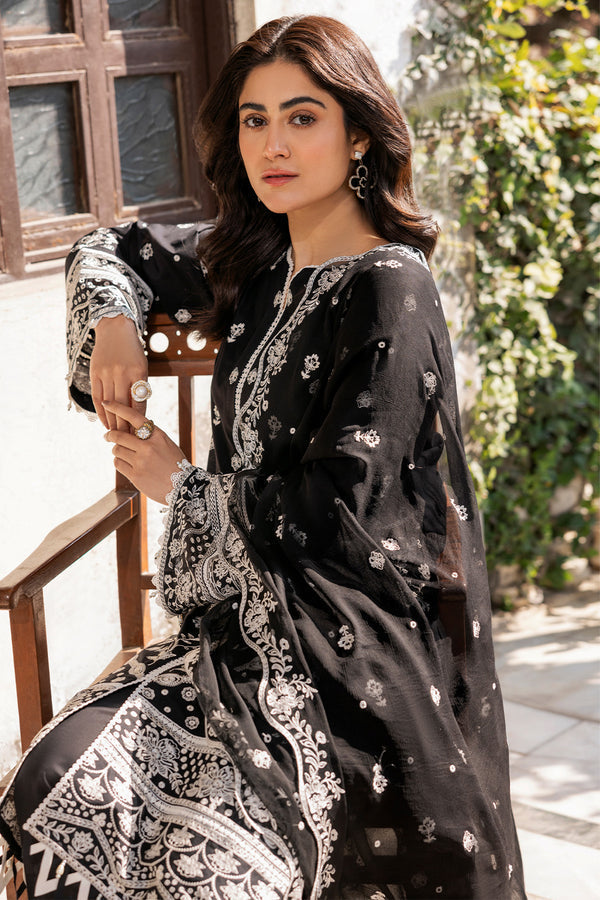 Farasha | Summer Weaves Embroidered Lawn | Midnight Glow -  Farasha Ladies Clothes - Original Designer Dress - House of Maryam