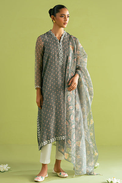 Cross Stitch | Exclusive Pret | Forest Flora-2 PC (Shirt & Dupatta)