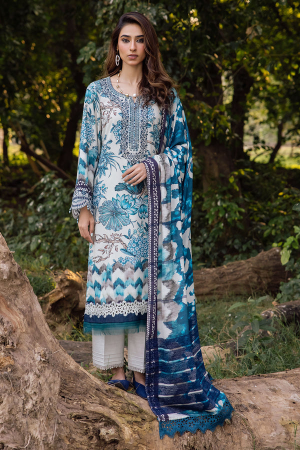 Nureh | Gardenia Lawn 24 | NSG-139 by Designer Nureh - House of Maryam - Pakistani Designer Ethnic Wear in {{ shop.shopifyCountryName }}