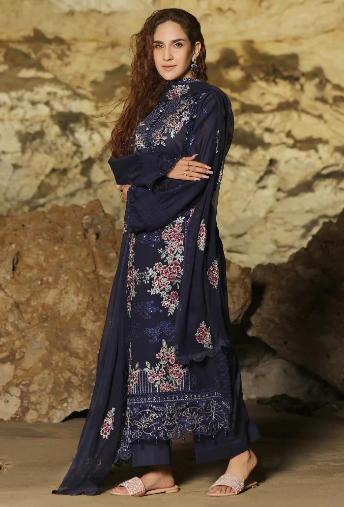 Humdum | Afsoon Lawn 24 | D08 -  HumDum Luxury - Original Designer Dress - House of Maryam