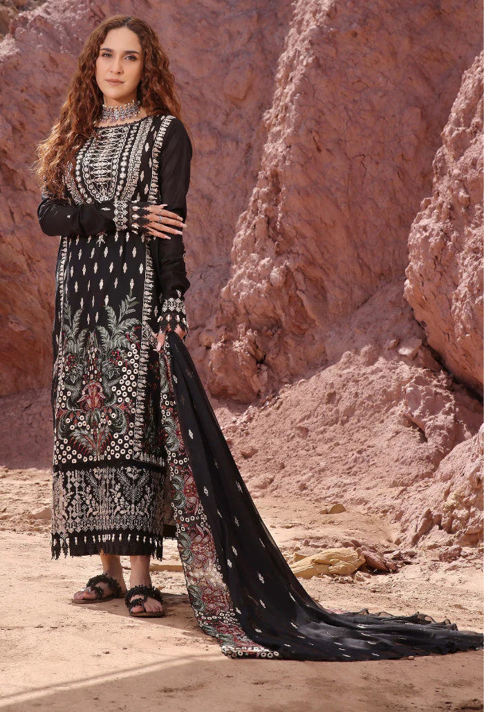 Humdum | Afsoon Lawn 24 | D01 -  HumDum Luxury - Original Designer Dress - House of Maryam