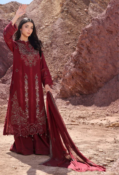 Humdum | Afsoon Lawn 24 | D05 -  HumDum Luxury - Original Designer Dress - House of Maryam