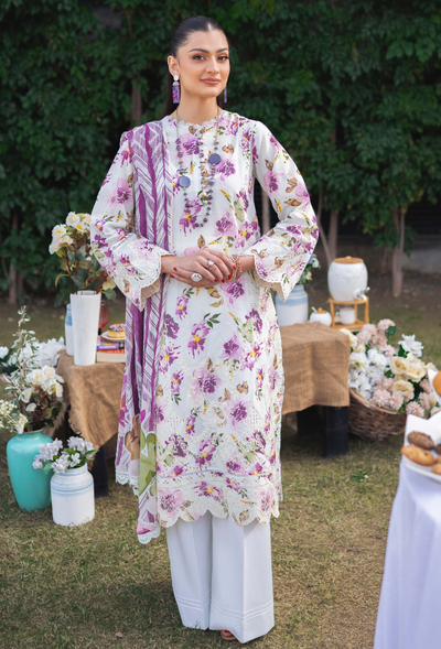 Humdum | Gardenia Lawn 24 | Printkari Lawn PLG 10 -  HumDum Luxury - Original Designer Dress - House of Maryam