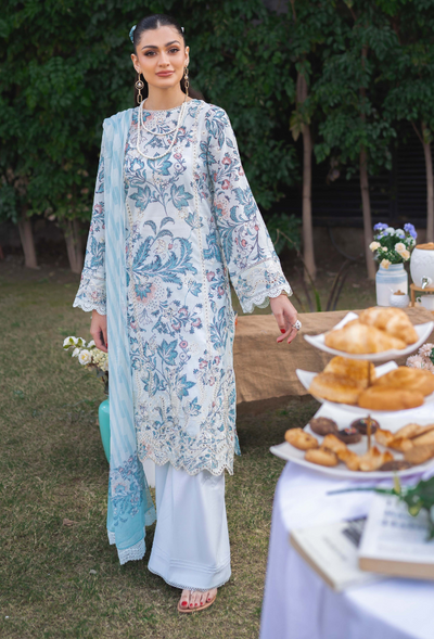 Humdum | Gardenia Lawn 24 |Printkari Lawn - PLG 08 -  HumDum Luxury - Original Designer Dress - House of Maryam