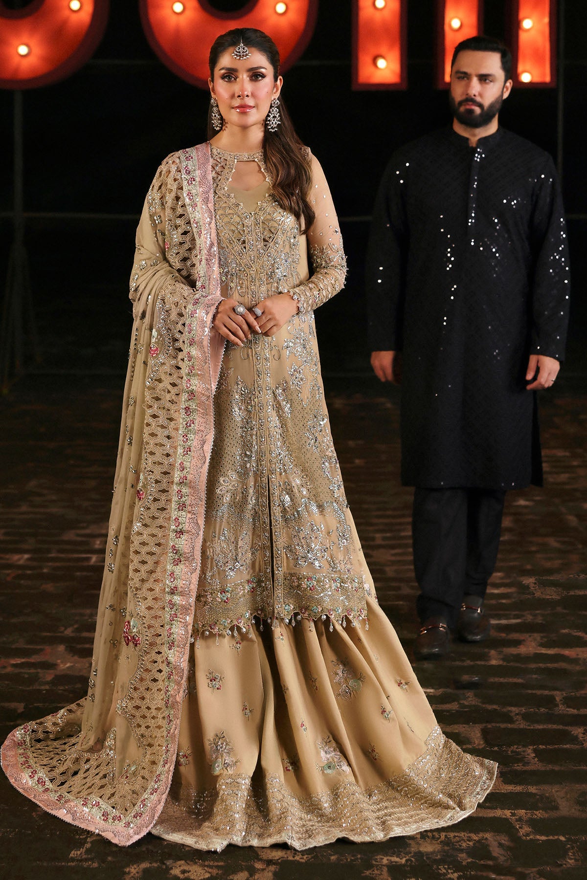 Nureh | Jhoomro 25' | NL-85 Raina -  Nureh jhoomro 25 - Original Designer Dress - House of Maryam