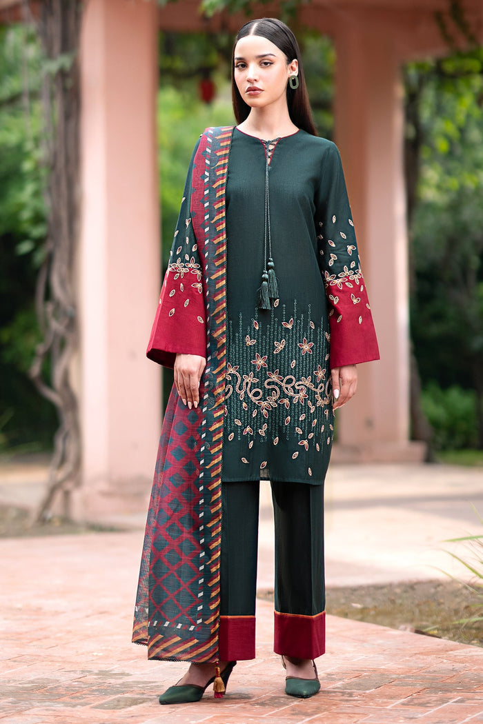 Jazmin | Winter Edition 24 | KHADDAR UW-0071 by Designer Jazmin - House of Maryam - Pakistani Designer Ethnic Wear in {{ shop.shopifyCountryName }}