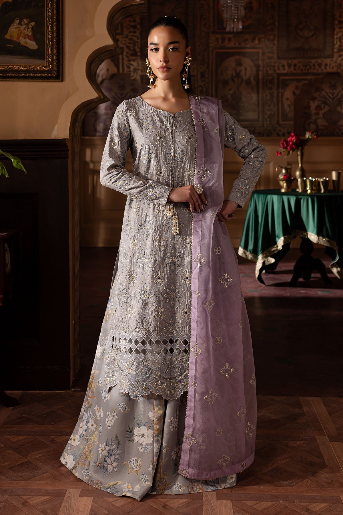 Nureh | Nur Mahal Formals | NE-142 -  Nureh Ladies Clothes - Original Designer Dress - House of Maryam