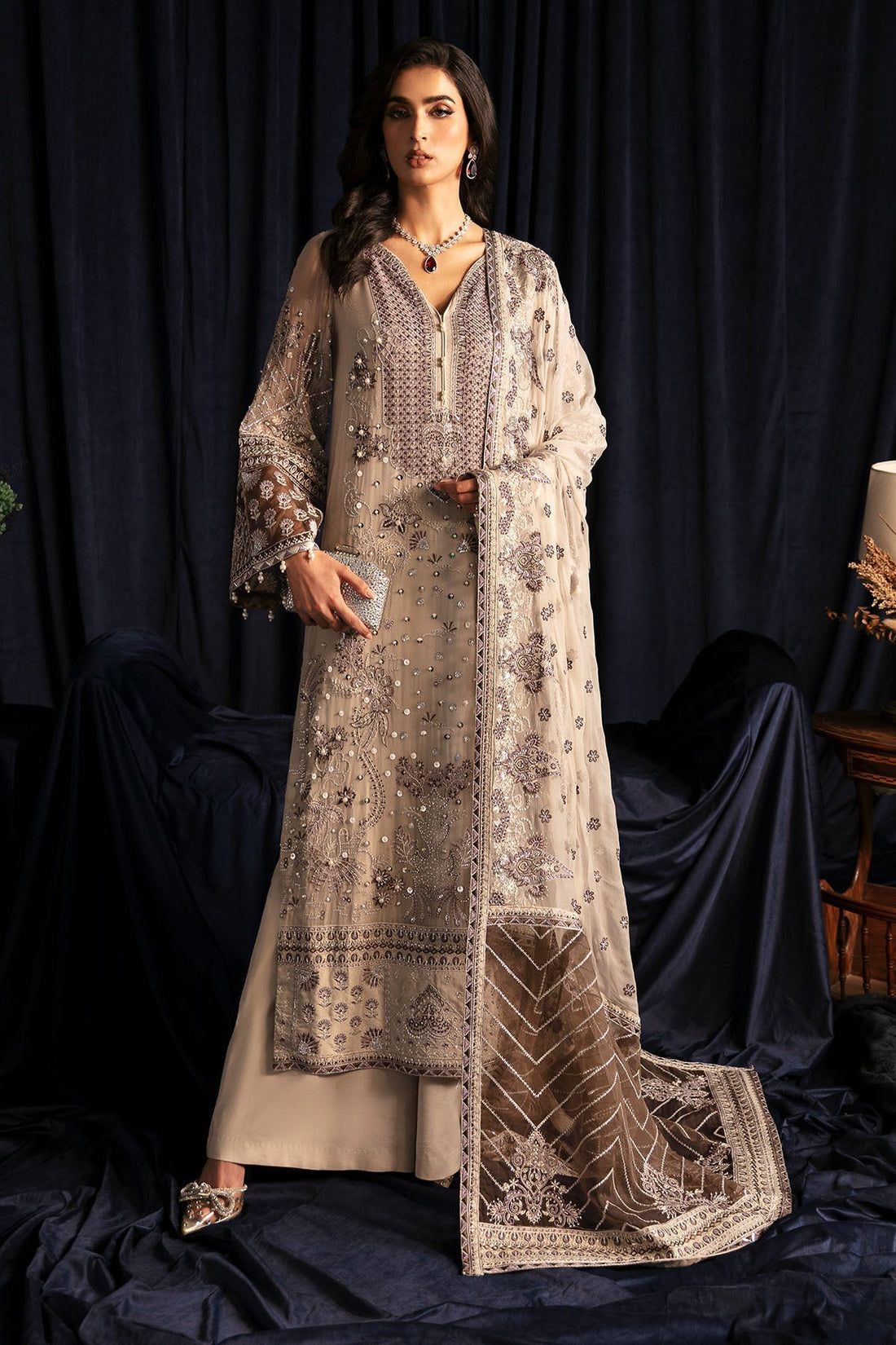 Nureh | Elanora Formal 24 | NEL-46 by Designer Nureh - House of Maryam - Pakistani Designer Ethnic Wear in {{ shop.shopifyCountryName }}