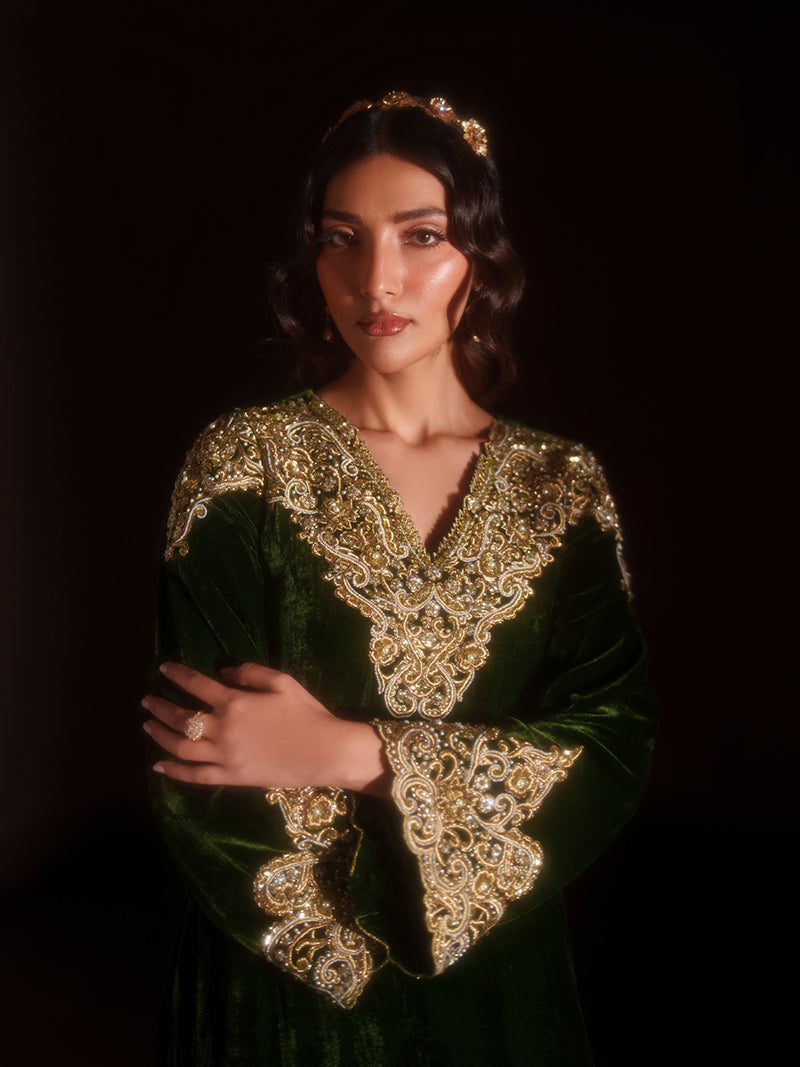 Caia | Luxury Velvet Edit 25 | Sage-4