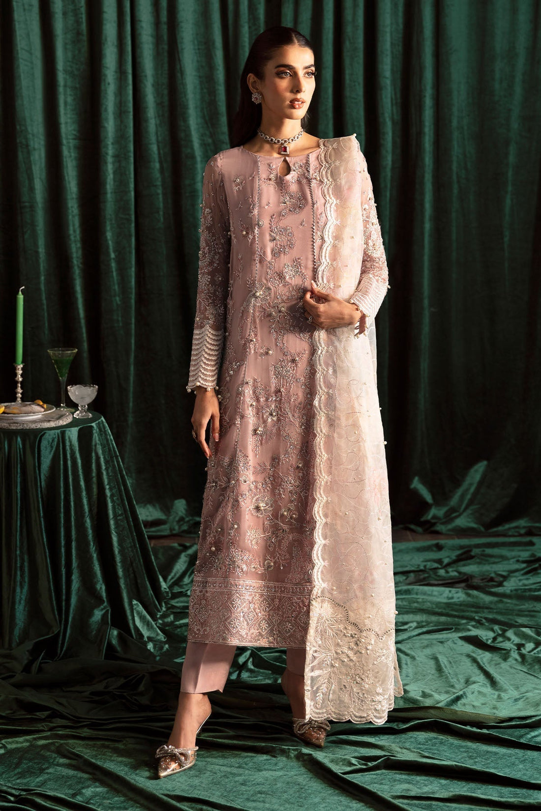 Nureh | Elanora Formal 24 | NEL-44 by Designer Nureh - House of Maryam - Pakistani Designer Ethnic Wear in {{ shop.shopifyCountryName }}