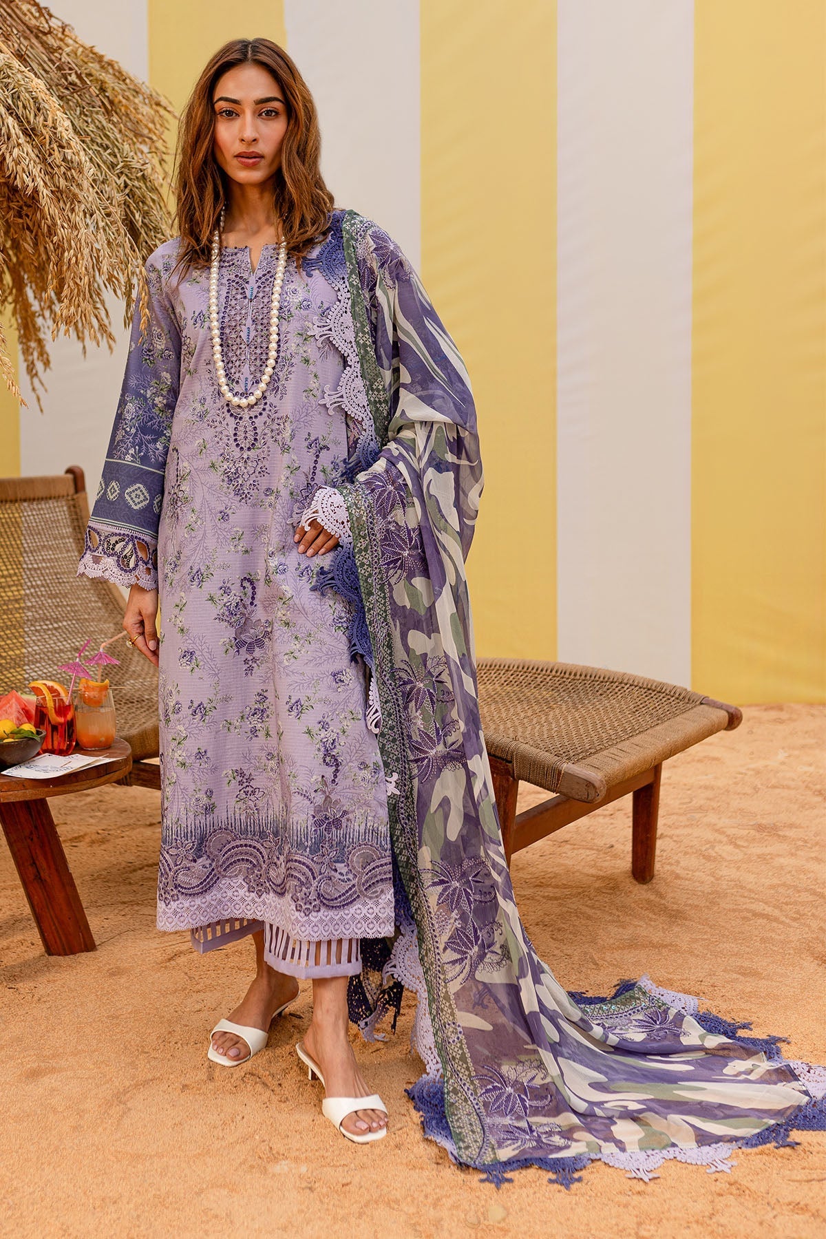 Nureh | Gardenia Lawn 25 | NSG-184 -  Nureh Ladies Clothes - Original Designer Dress - House of Maryam