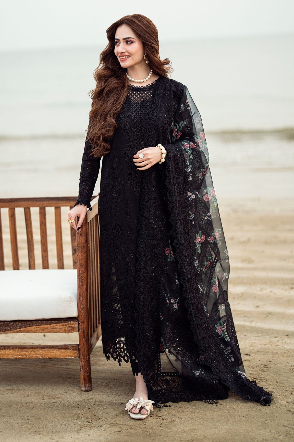 Nureh | Khuwab Luxury Lawn | NE-151 -  Nureh Ladies Clothes - Original Designer Dress - House of Maryam