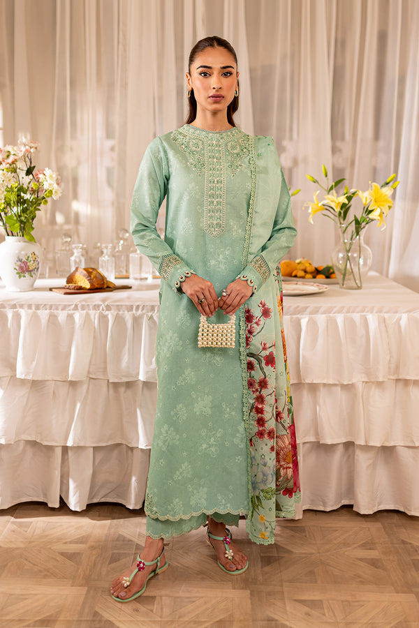 Farasha | Seraya Lawn 24 | SAGE -  Farasha Luxury - Original Designer Dress - House of Maryam
