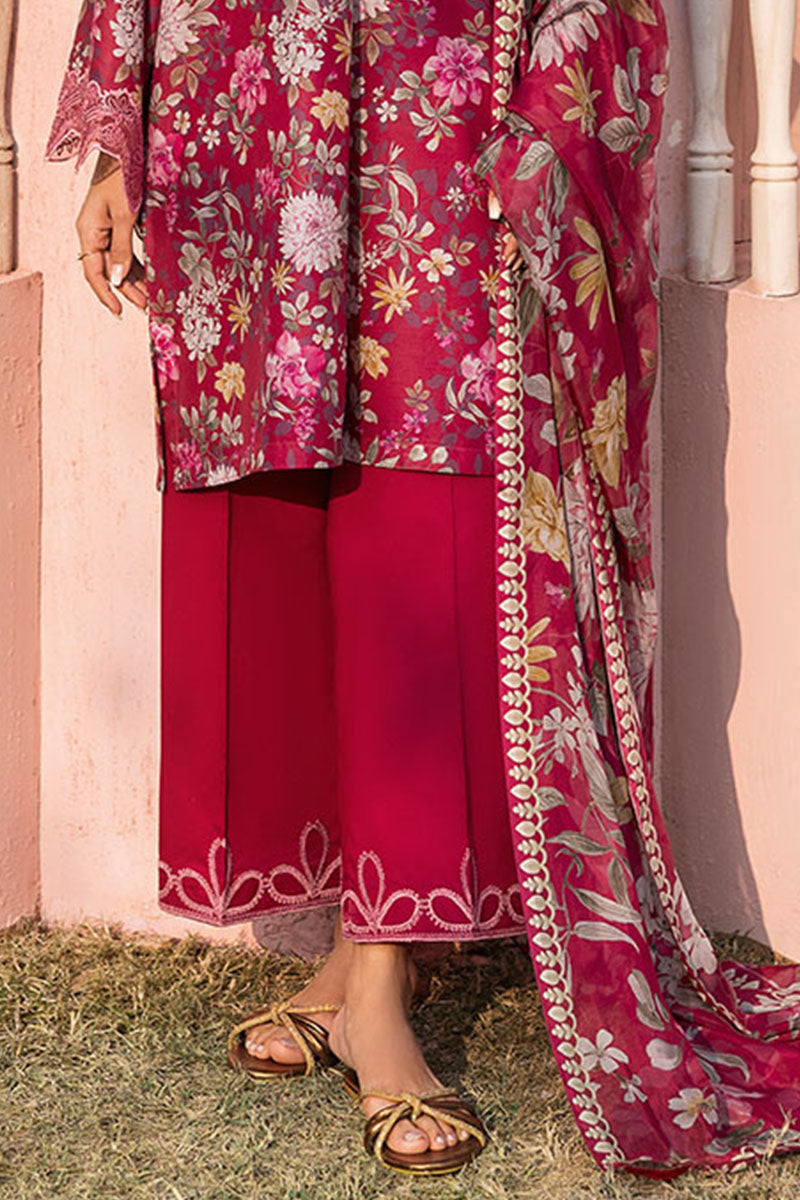 Cross Stitch | Premium Lawn 25 | WHIMSICAL ZEST -  Cross Stitch Ladies Clothes - Original Designer Dress - House of Maryam
