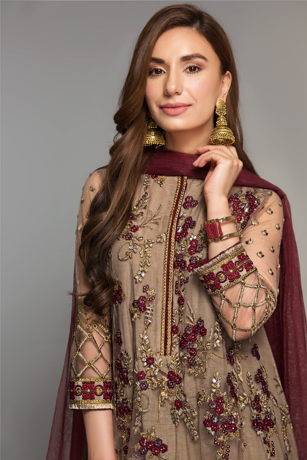 Baroque | Formals Collection | EMBROIDERED NET UF-14, image 3
