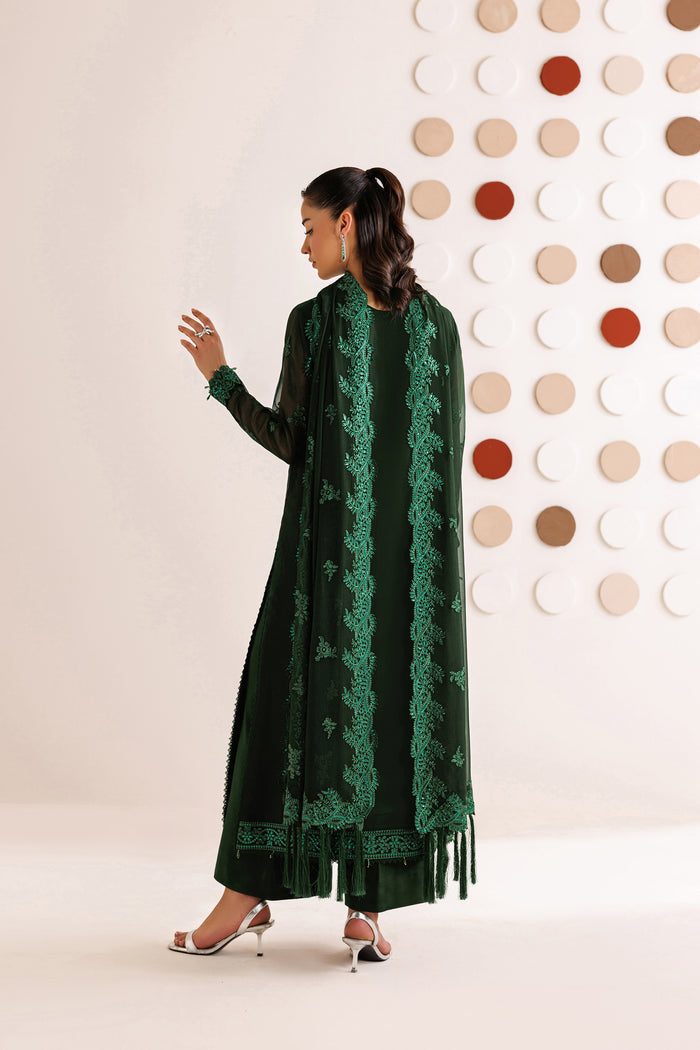 Farasha | Chiffon Threads 26 | Emerald Leaf-2