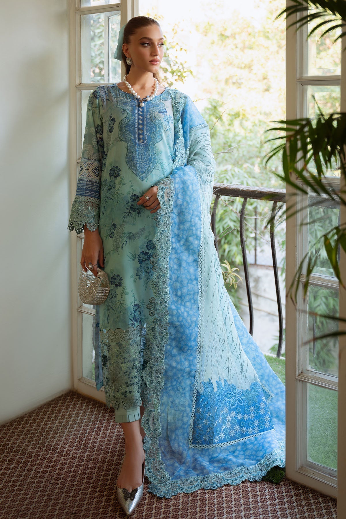 Nureh | Maya Swiss Lawn | NS-152 -  Nureh Ladies Clothes - Original Designer Dress - House of Maryam