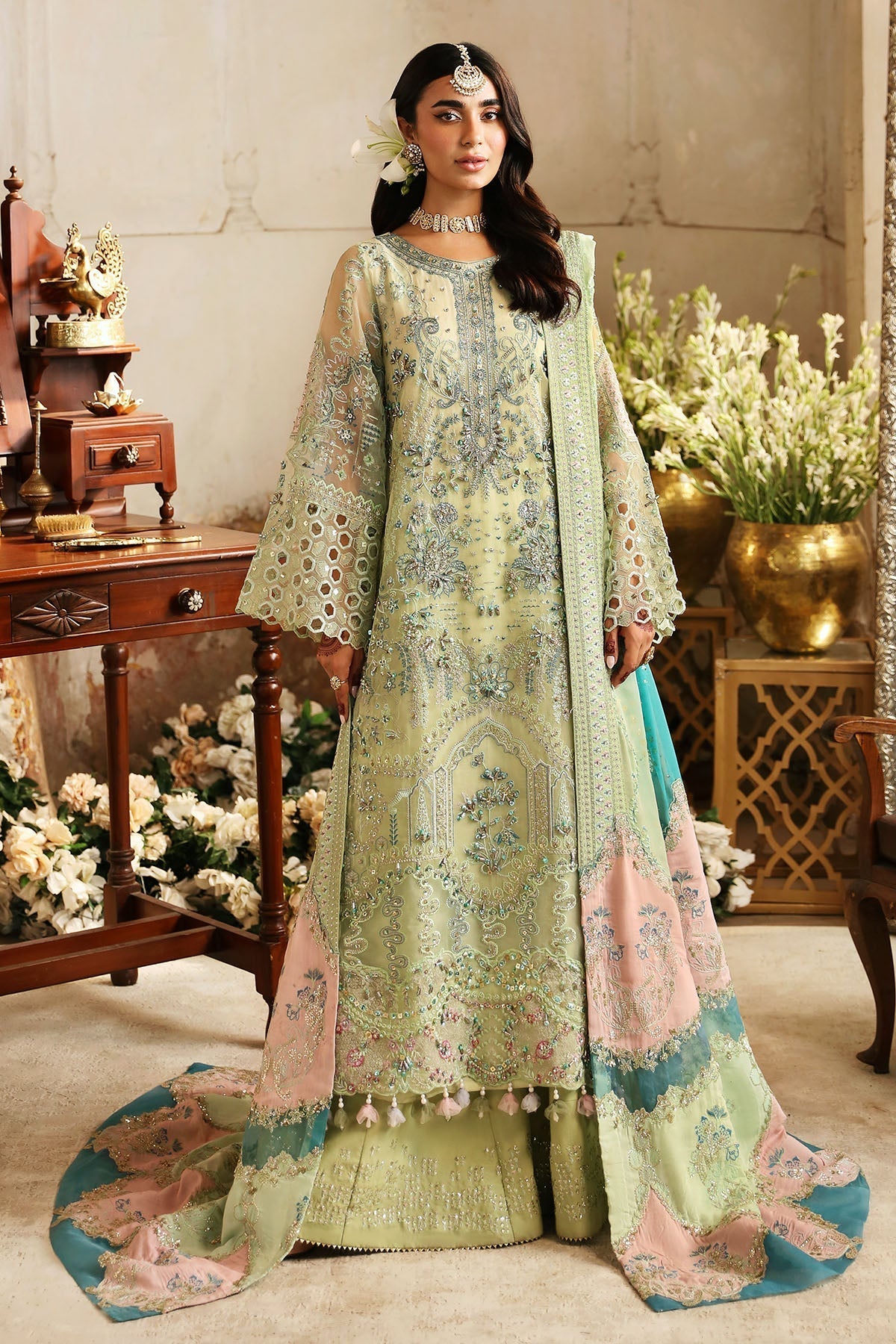 Nureh | Jhoomro Wedding Formals | NL-67 MAHI-ROO by Designer Nureh - House of Maryam - Pakistani Designer Ethnic Wear in {{ shop.shopifyCountryName }}