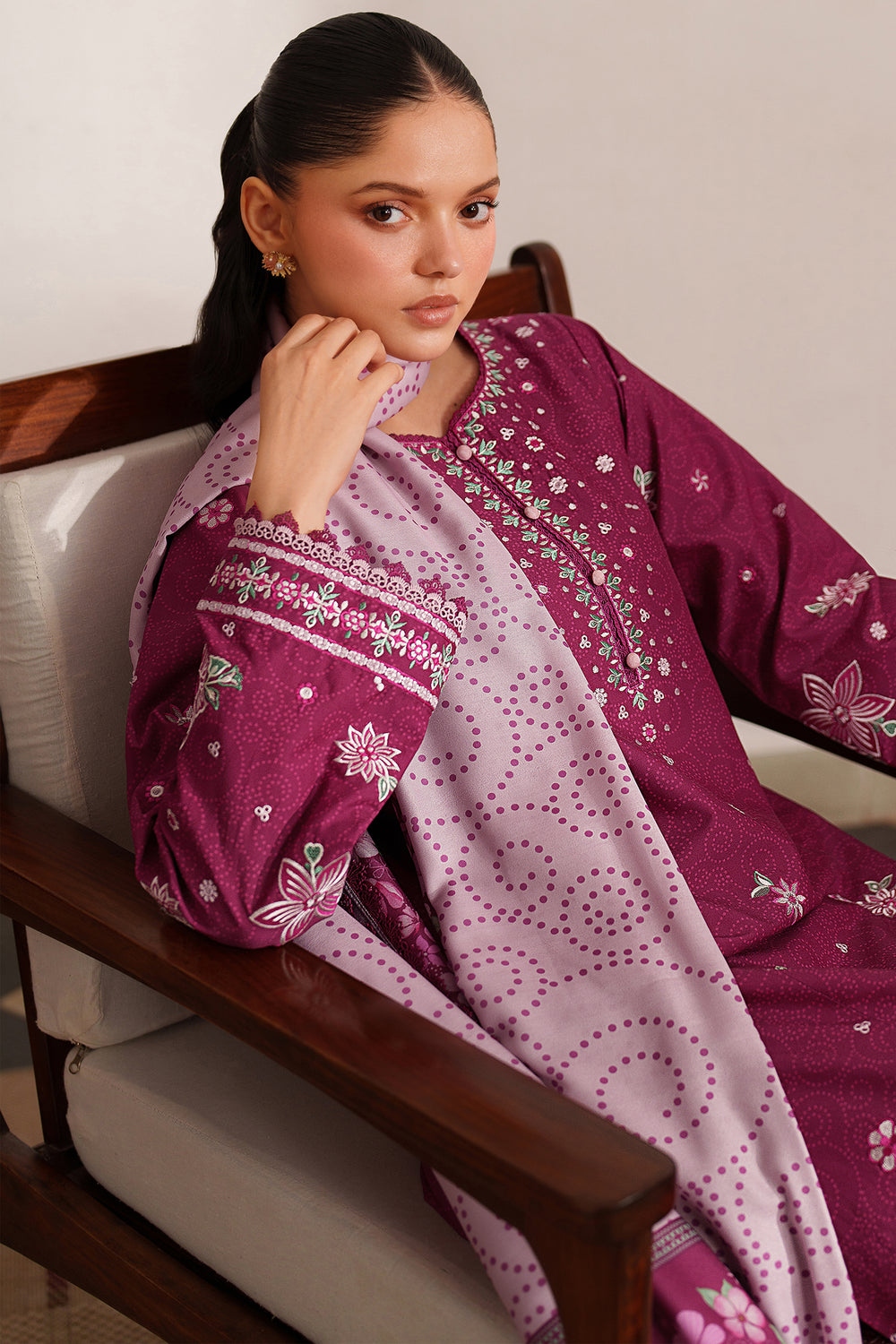 Farasha | Meline Premium Viscose 25 | Berry Blush-8