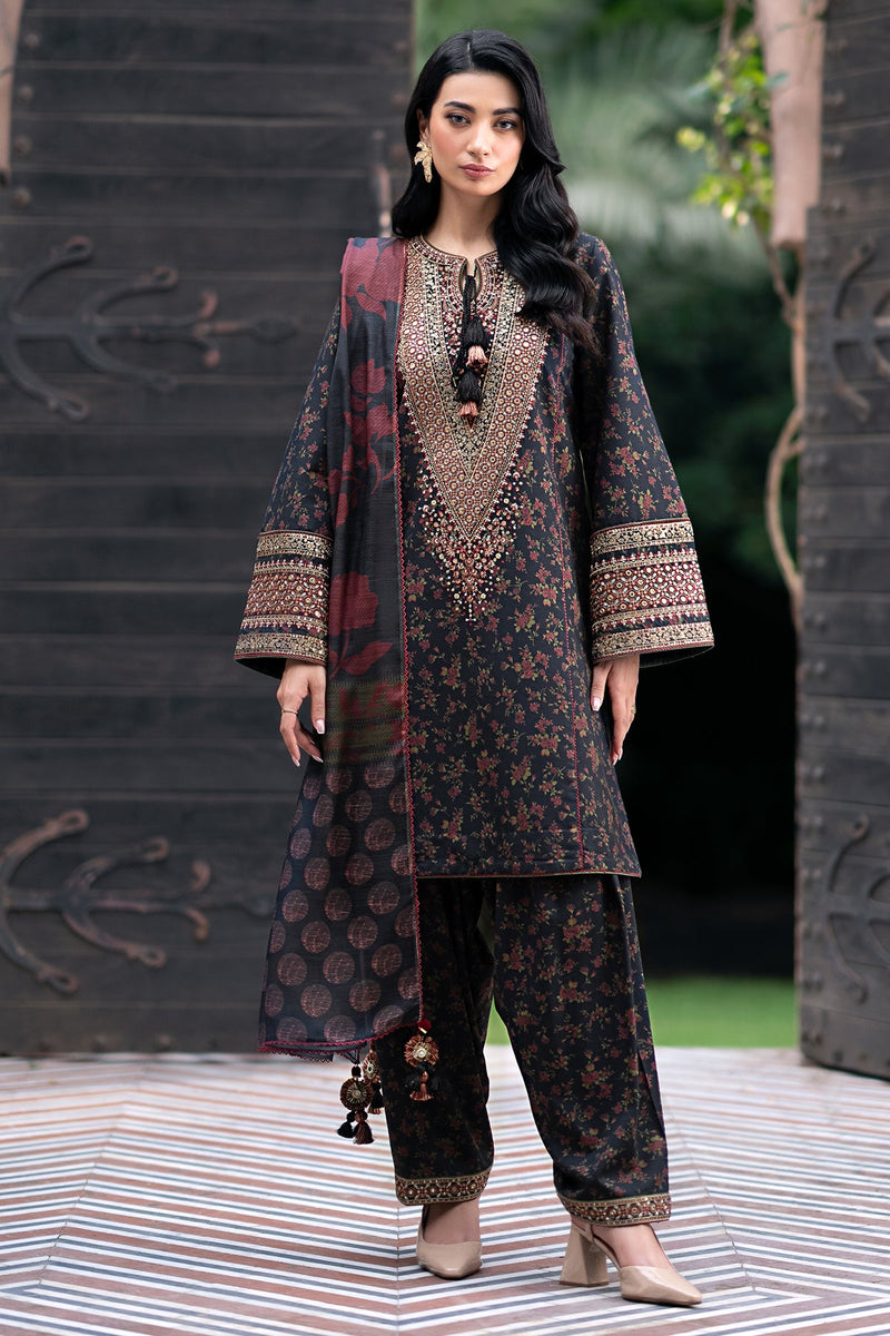 Jazmin | Winter Edition 24 | VISCOSE UW-0068 by Designer Jazmin - House of Maryam - Pakistani Designer Ethnic Wear in {{ shop.shopifyCountryName }}