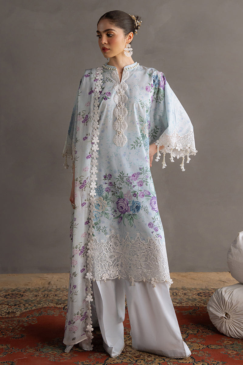 Cross Stitch | Eid Lawn Edit 25 | OCEAN BREEZE -  Cross Stitch Ladies Clothes - Original Designer Dress - House of Maryam