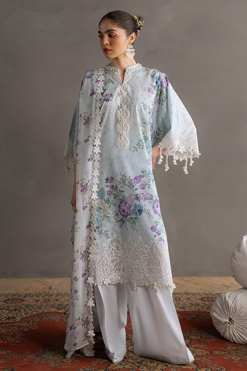 Cross Stitch | Eid Lawn Edit 25 | OCEAN BREEZE -  Cross Stitch Ladies Clothes - Original Designer Dress - House of Maryam