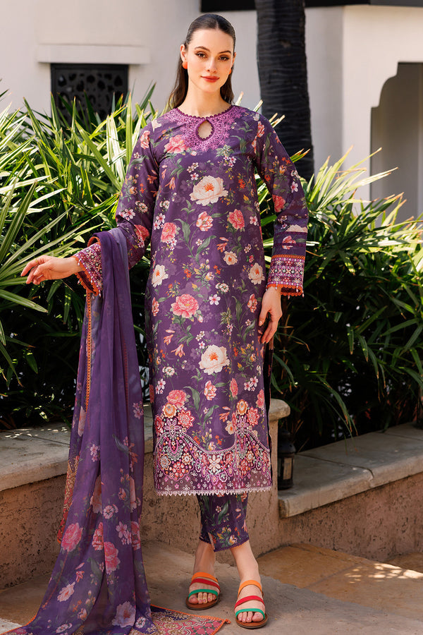 Farasha | Printed Essentials | Majestic Purple -  Farasha Ladies Clothes - Original Designer Dress - House of Maryam