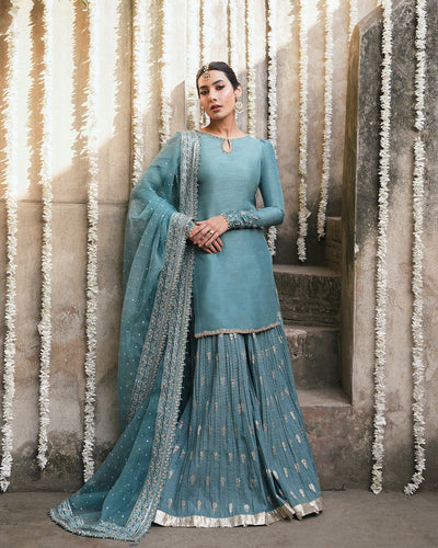 Faiza Saqlain | Zimmal Formals | Tisha -  Faiza Saqlain Ladies Clothes - Original Designer Dress - House of Maryam