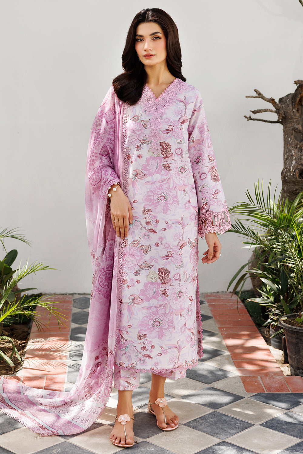 Farasha | Printed Essentials | Pearl Blush -  Farasha Ladies Clothes - Original Designer Dress - House of Maryam