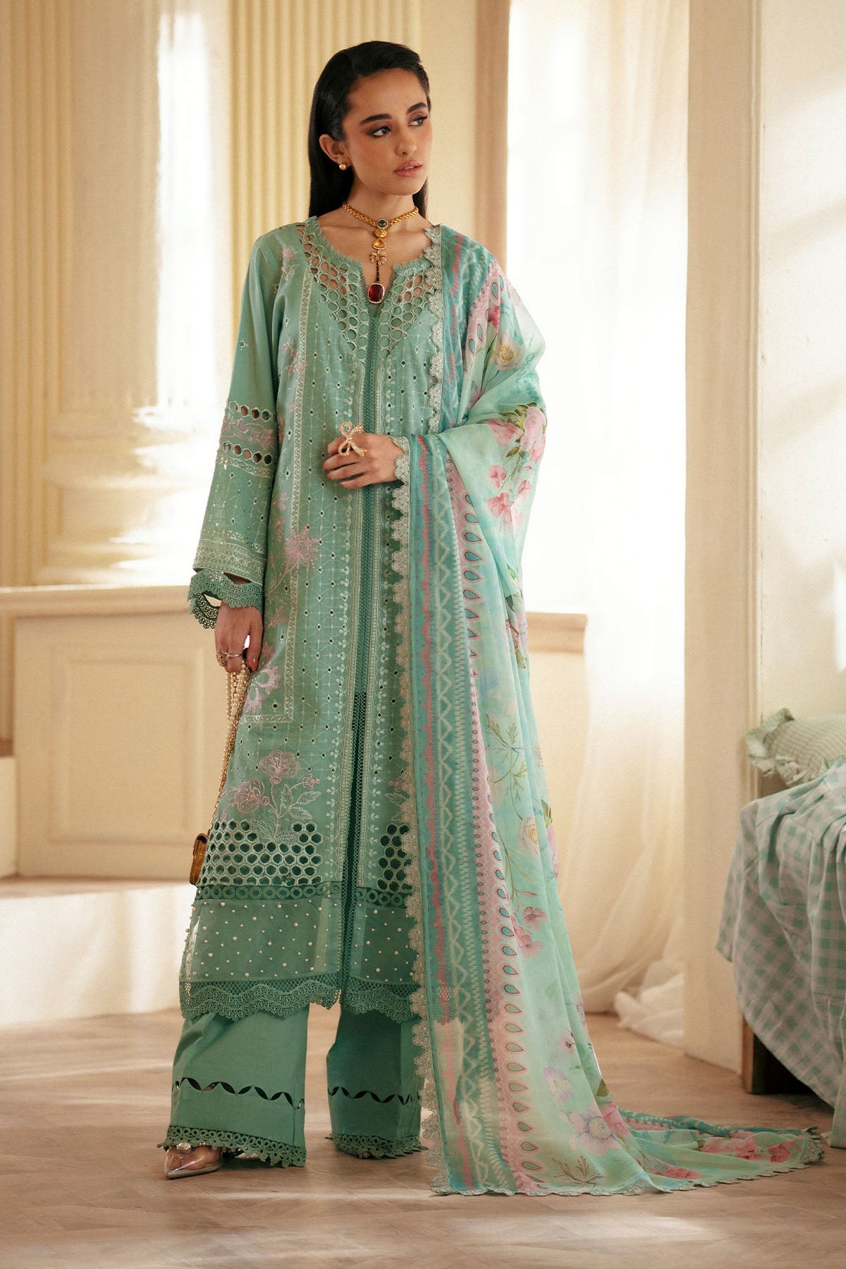 Nureh | Maya Lawn | NS-144 -  Nureh Ladies Clothes - Original Designer Dress - House of Maryam