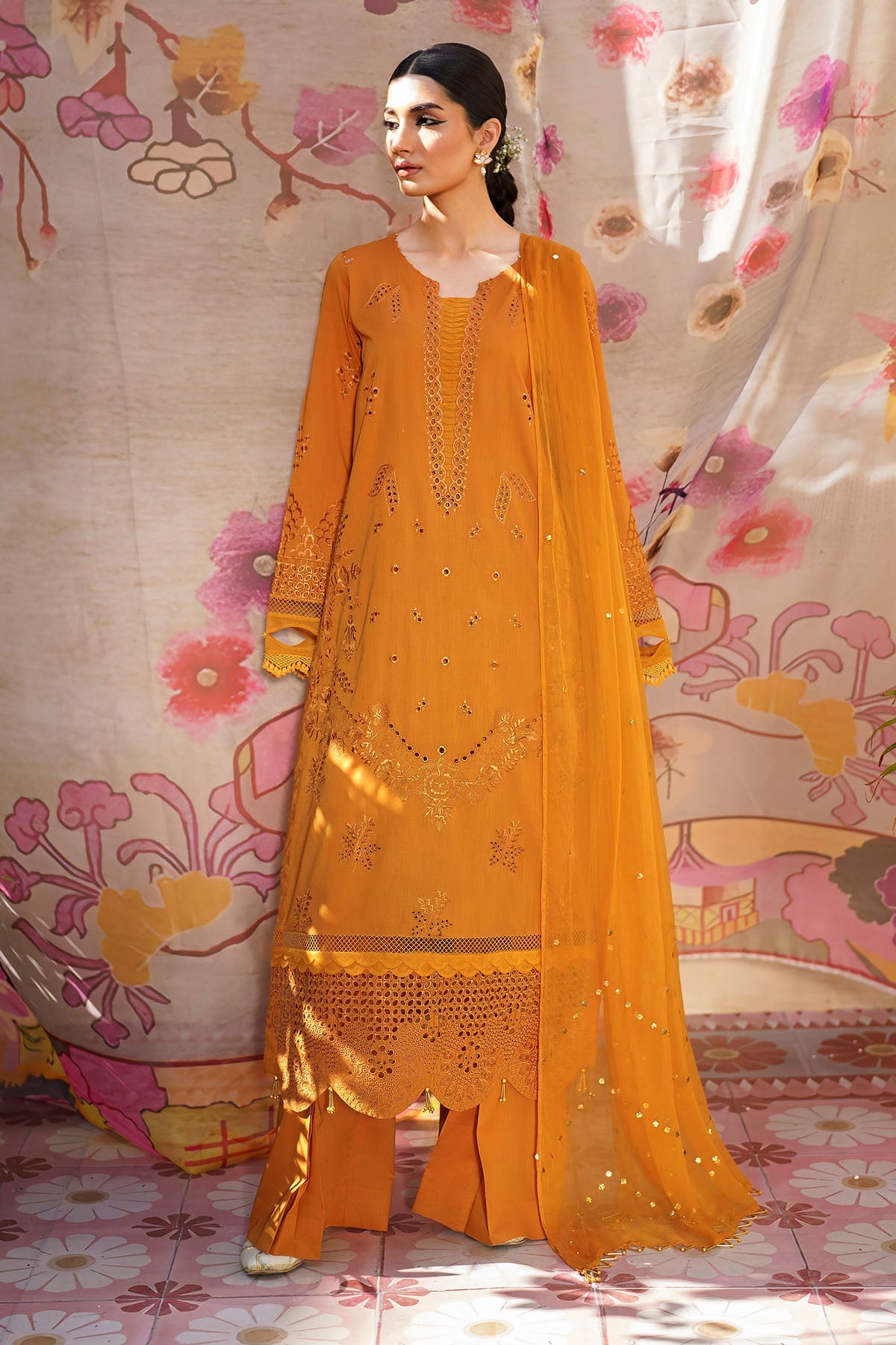 Nureh | Bazaar Lawn | NS-138 -  Nureh Luxury - Original Designer Dress - House of Maryam