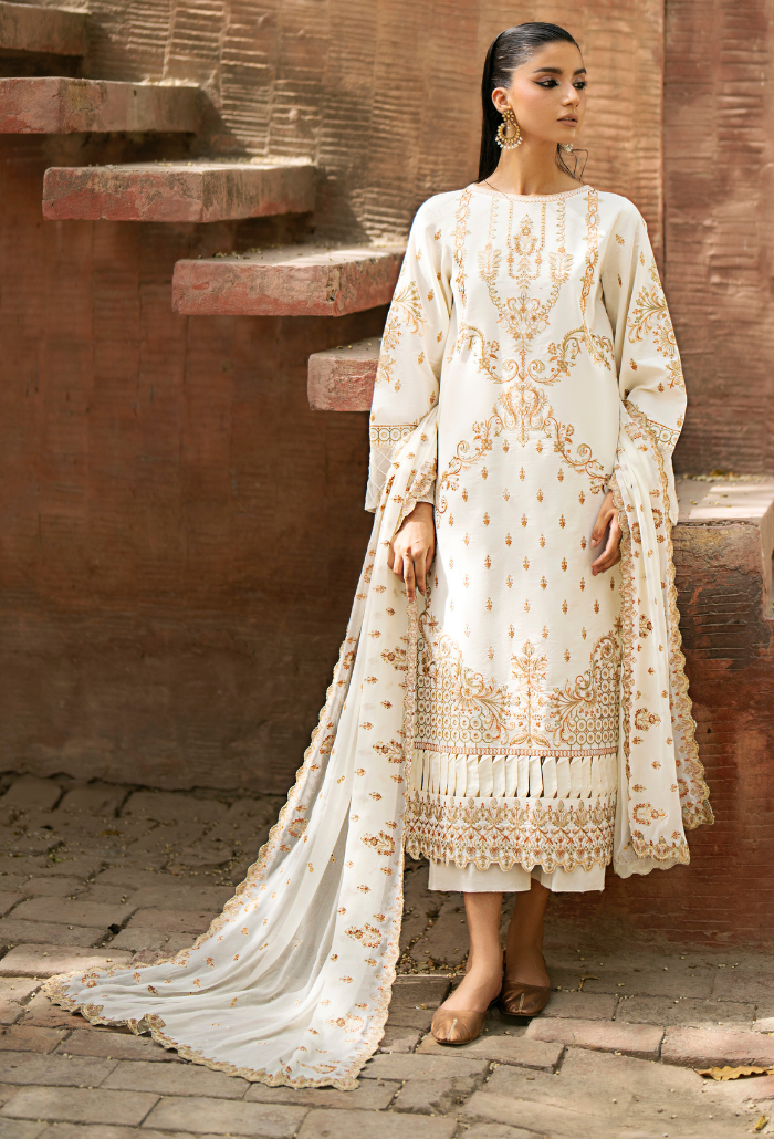 Humdum | Selin Lawn 25 | Selin - D02 -  Humdum Ladies Clothes -  House of Maryam