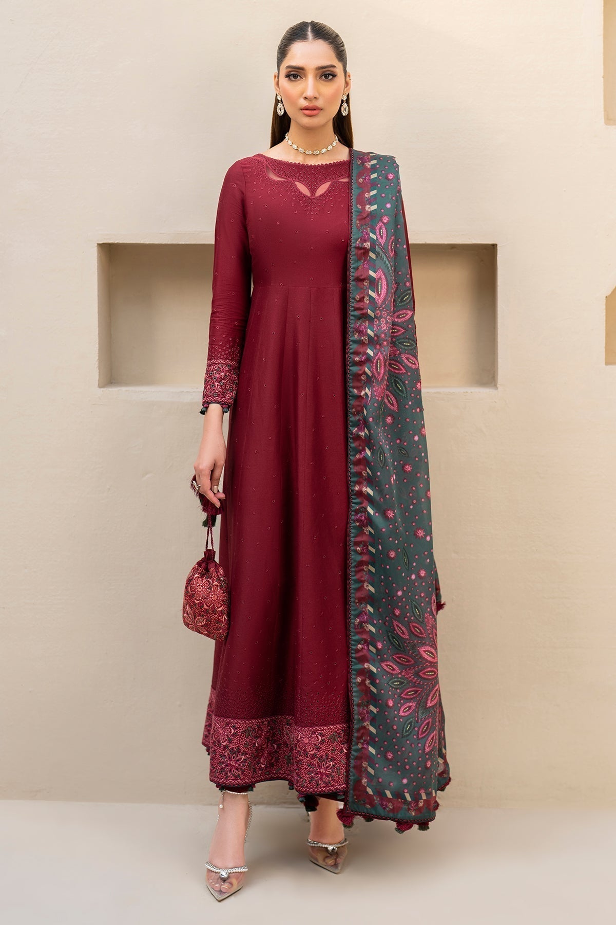 Jazmin | Irish Lawn SS 24 | D7 -  Jazmin Luxury - Original Designer Dress - House of Maryam
