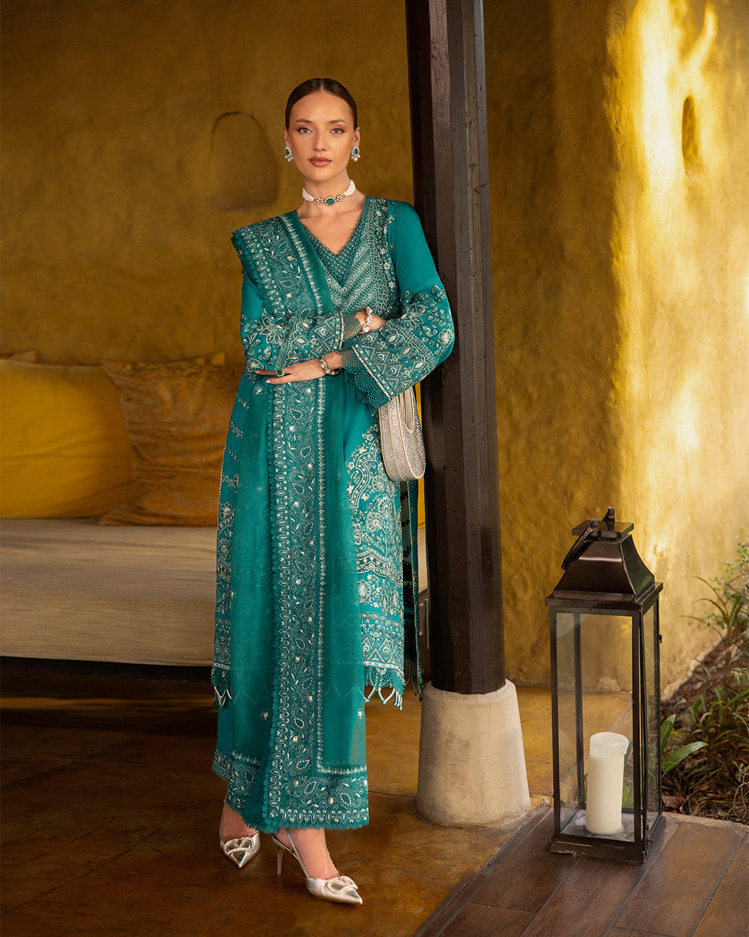 Faiza Saqlain | Zinnia Lawn 25 | Calla -  Faiza Saqlain Ladies Clothes - Original Designer Dress - House of Maryam