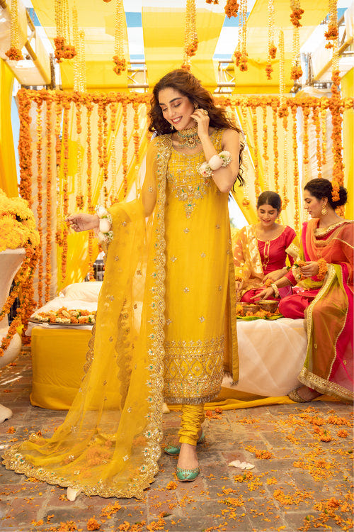 Maya | Wedding Formal Babul | BANDHNI -  may Bridal - Original Designer Dress - House of Maryam