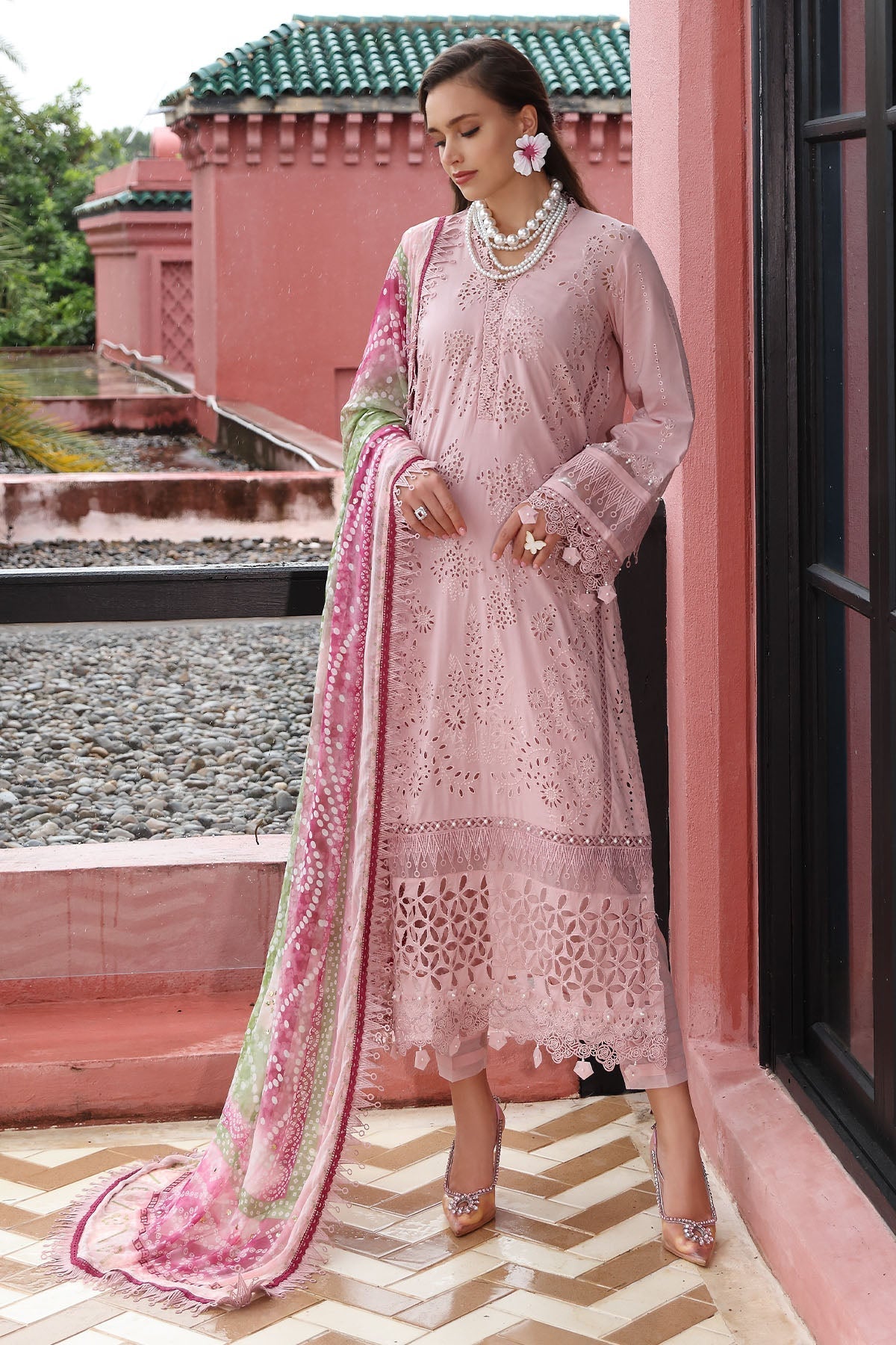 Nureh | Bazaar Lawn 25 | NE-106 -  Nureh Ladies Clothes - Original Designer Dress - House of Maryam