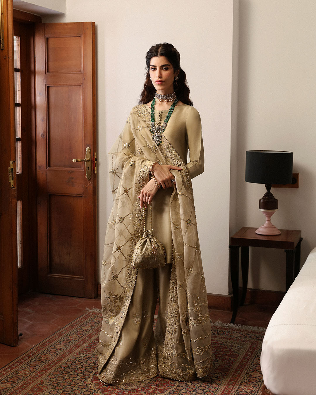 Faiza Saqlain | Mehermah Luxe Formals | Nainsi -  Faiza Saqlain Formal - Original Designer Dress - House of Maryam