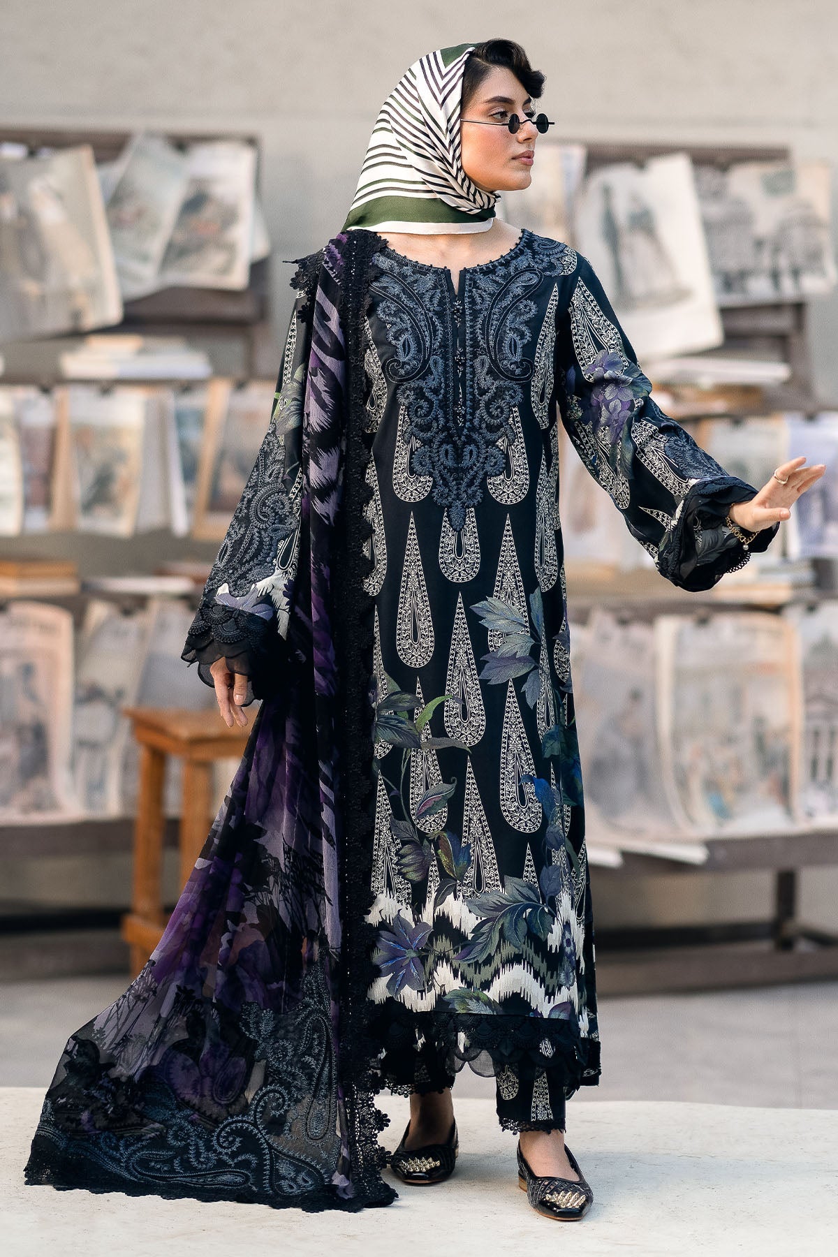 Nureh | Glam Girl Lawn | GL-19 -  Nureh Ladies Clothes - Original Designer Dress - House of Maryam