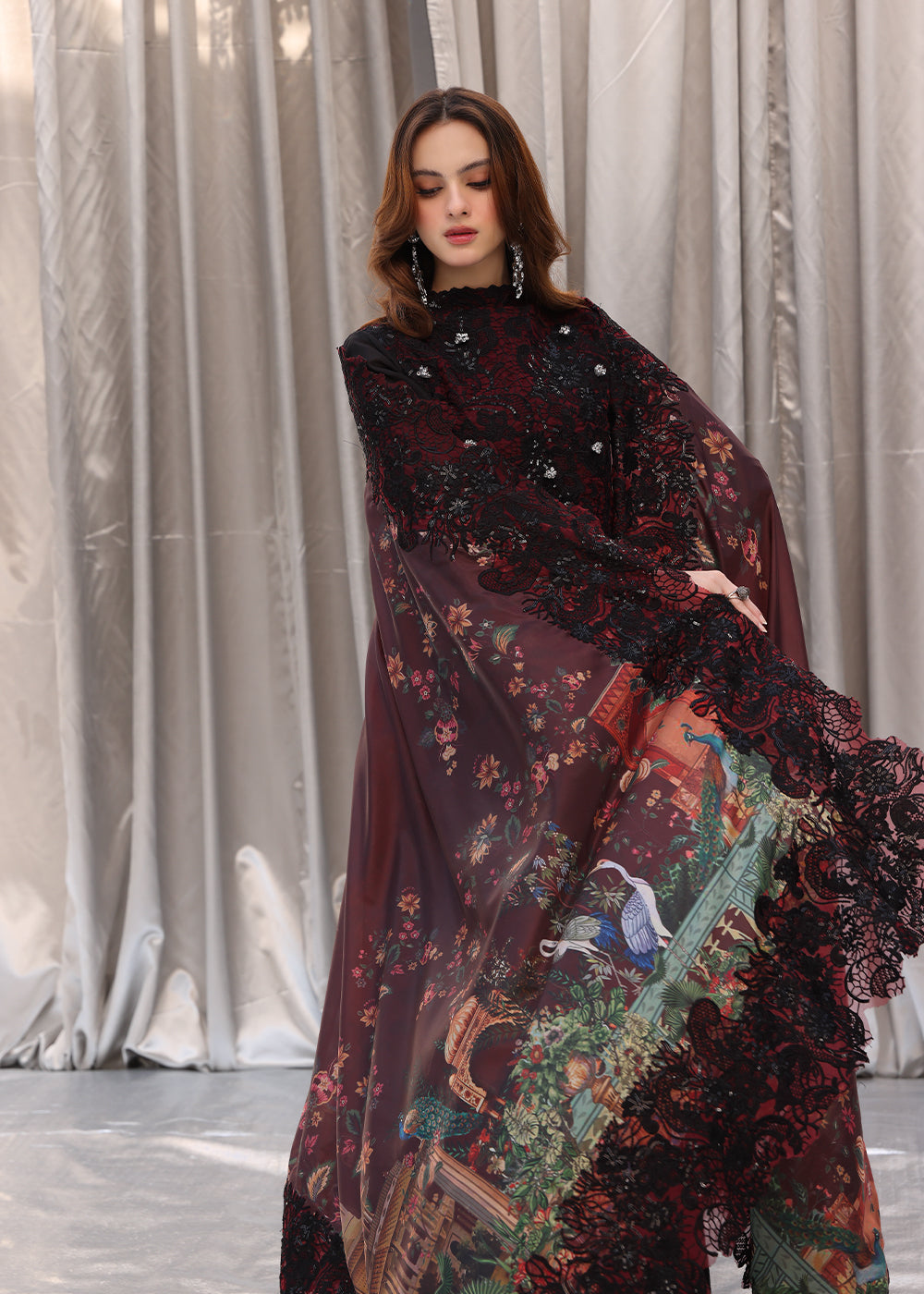 Musferah Saad | Moonlit Glam | Crimson Noir-3