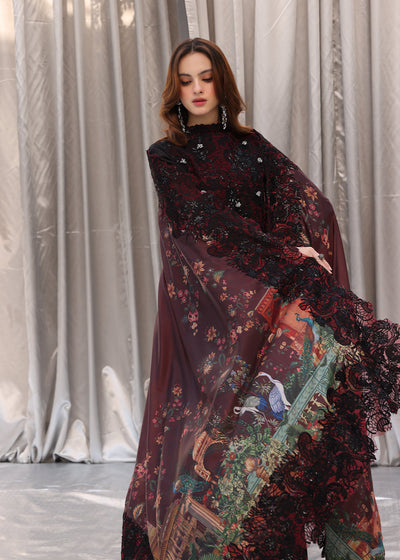 Musferah Saad | Moonlit Glam | Crimson Noir