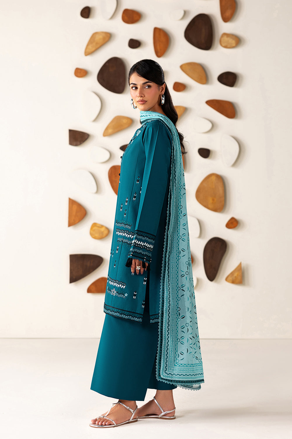 Farasha | Summer Melody 26 | Arctic Teal-2