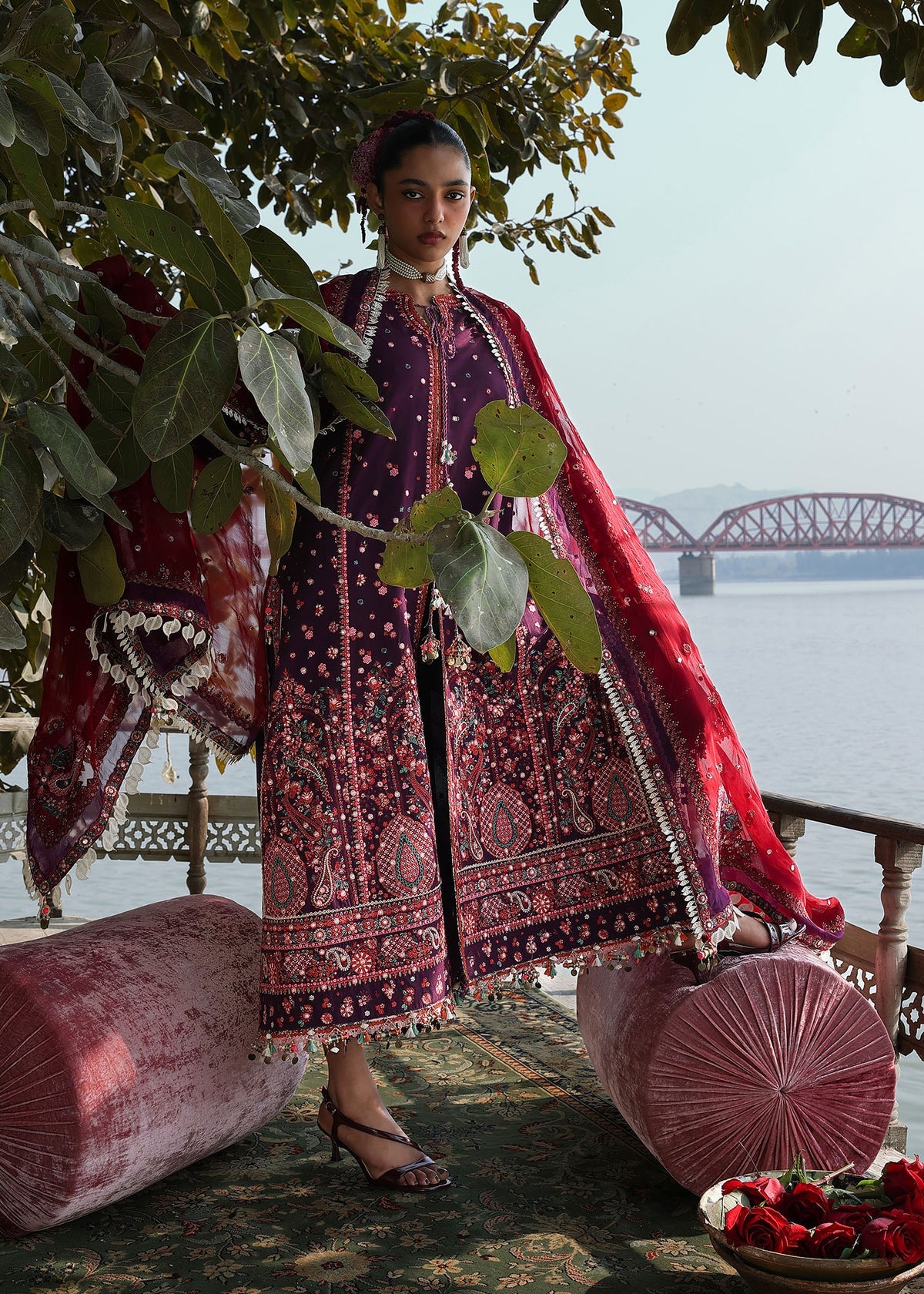 Hussain Rehar | Kalabagh Luxury Lawn 26 | Nihdi, image 4