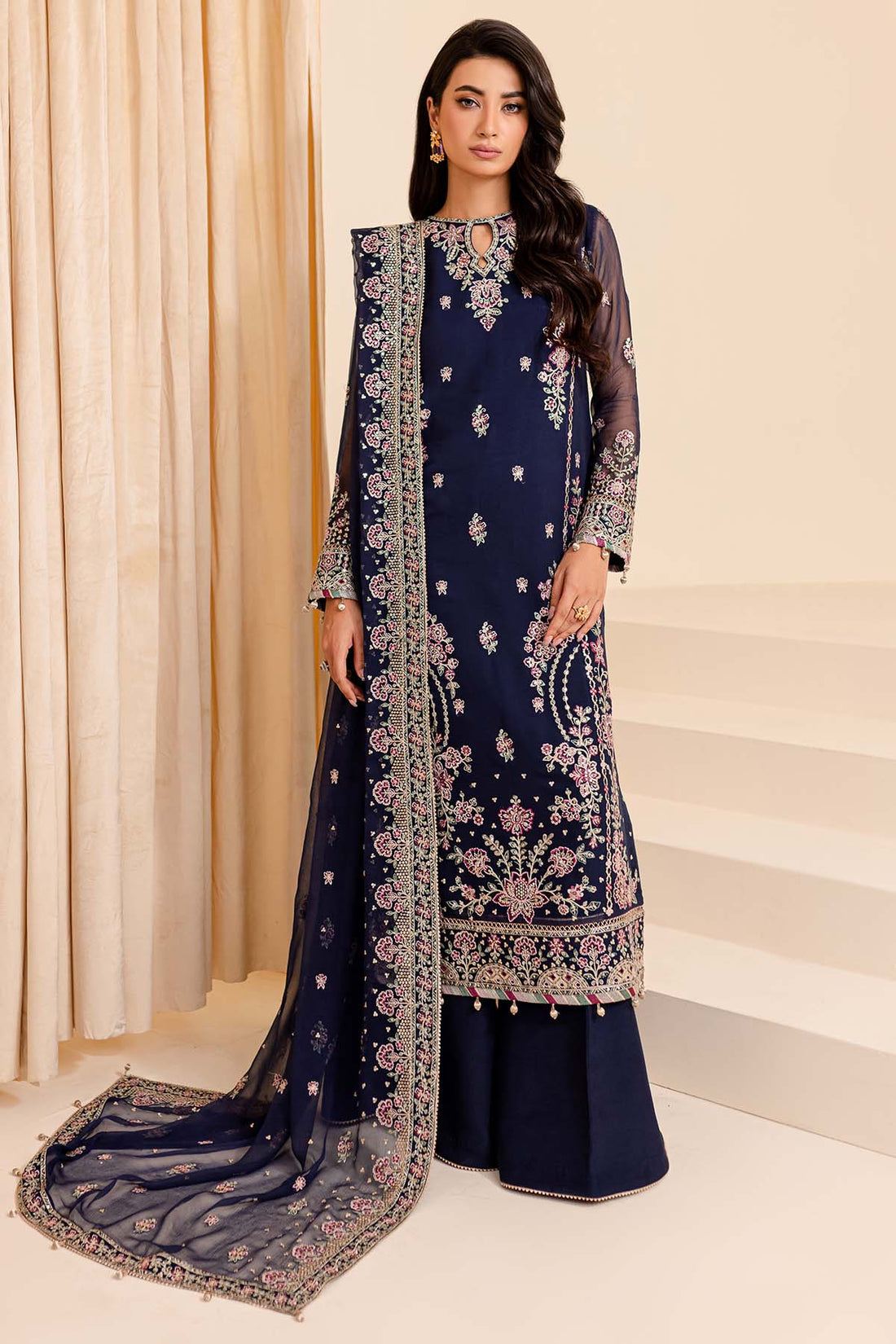 Farasha | Lumiere Formals | NAVY NOIR by Designer Farasha - House of Maryam - Pakistani Designer Ethnic Wear in {{ shop.shopifyCountryName }}