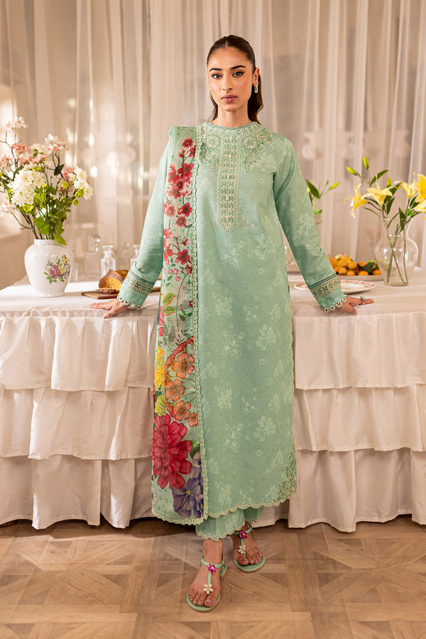 Farasha | Seraya Lawn 24 | SAGE -  Farasha Luxury - Original Designer Dress - House of Maryam