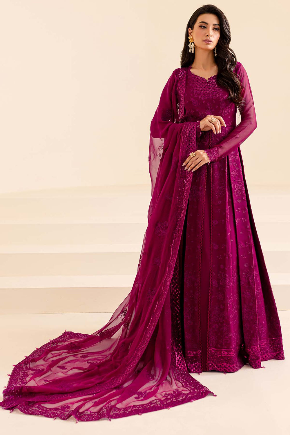 Farasha | Lumiere Formals | Mystic Mauve by Designer Farasha - House of Maryam - Pakistani Designer Ethnic Wear in {{ shop.shopifyCountryName }}